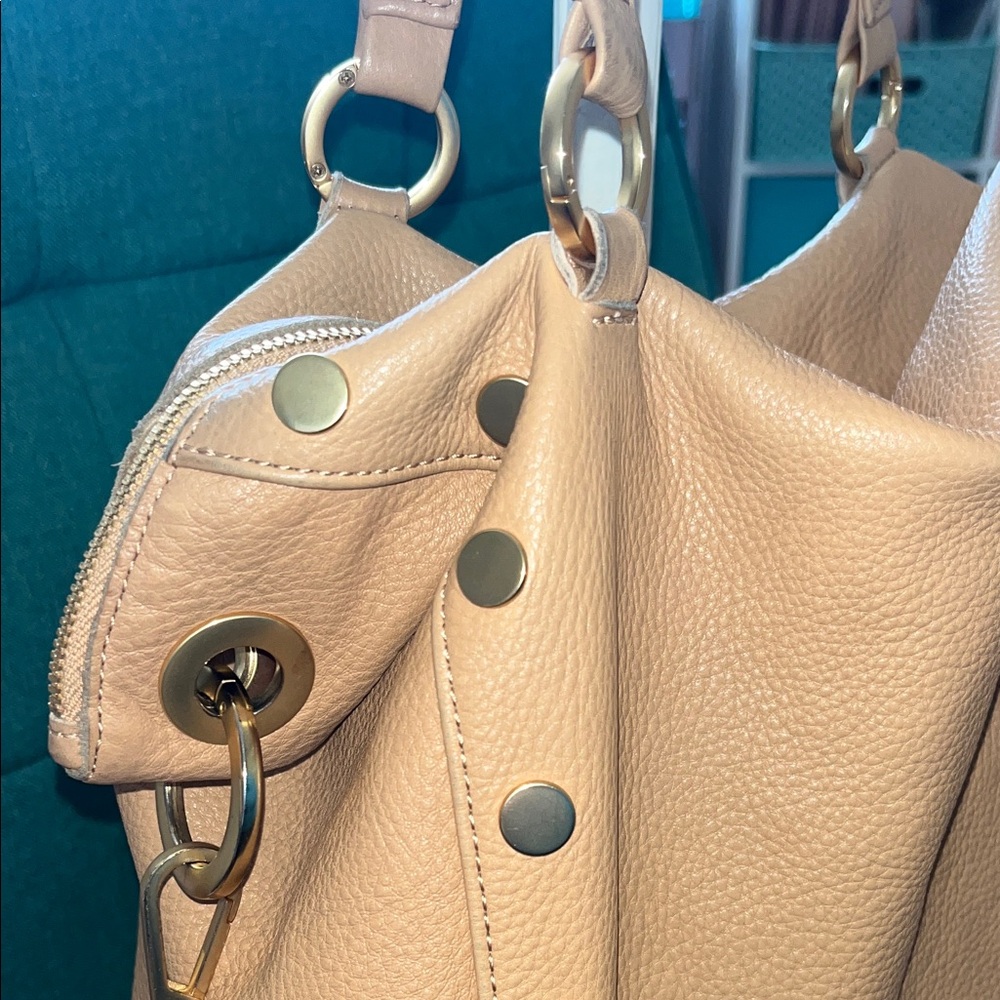 Hammitt Tan Leather Shoulder Bag with Gold Hardware - Picture 4 of 16